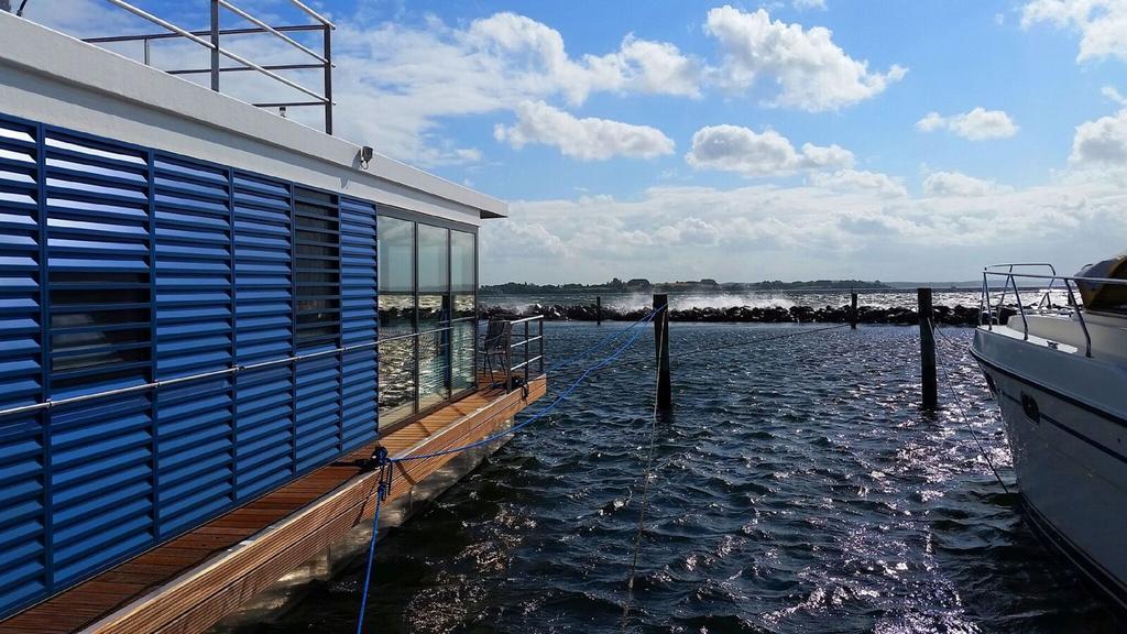 Hausboot Fjordblik Hotel Kollund Osterskov ภายนอก รูปภาพ